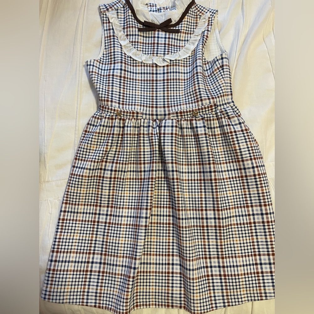 Janie and Jack fall dress with matching beret